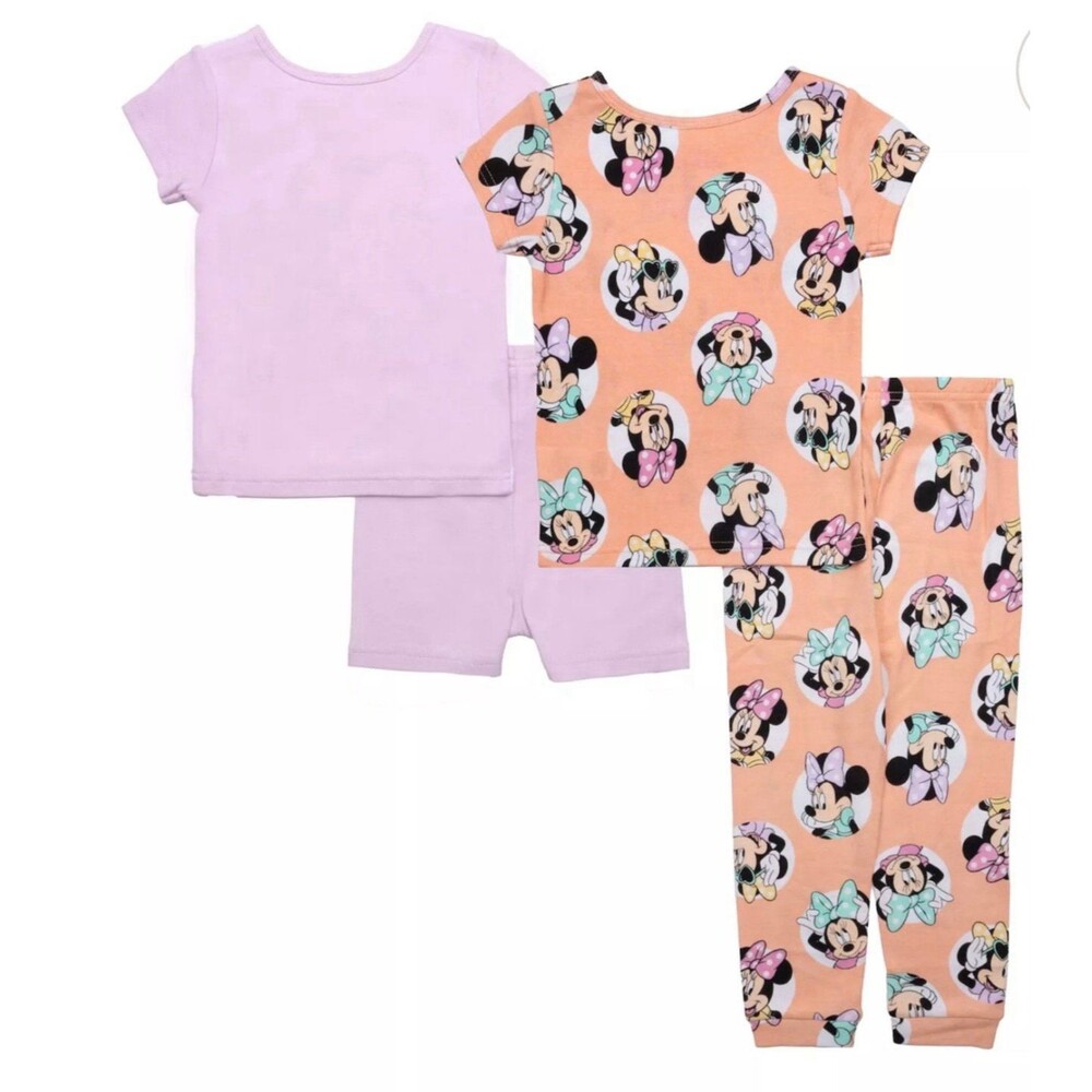 Disney Minnie Mouse 4 piece pajama set size 12 months NWT - Picture 2 of 3